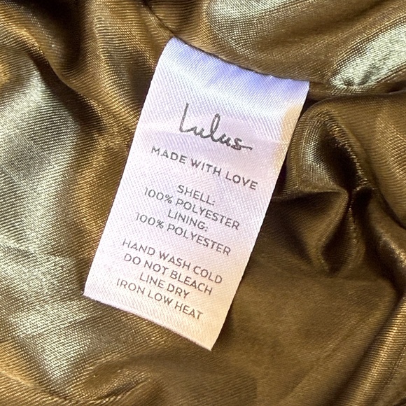 Lulus Military Style Bomber Jacker in Olive Size Small - Picture 4 of 5